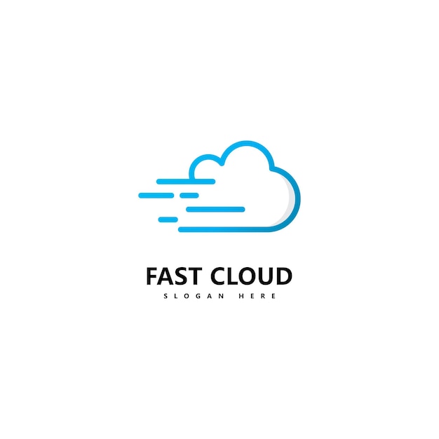 Abstract cloud logo icon vector template design