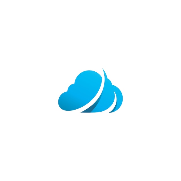 Abstract cloud logo icon vector template design