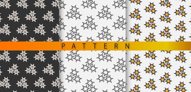 Abstract Collection of New pattern colorful minimal geometric patterns Top New set Premium Vector