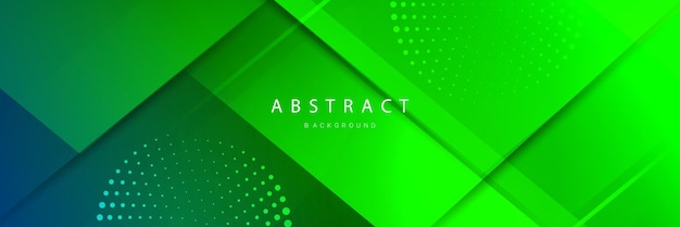 Abstract color geometric green modern background