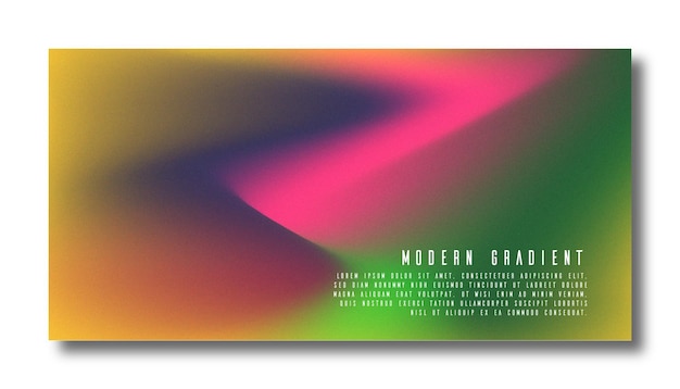 Abstract color gradient modern blurred background and film grain texture template with an elegant