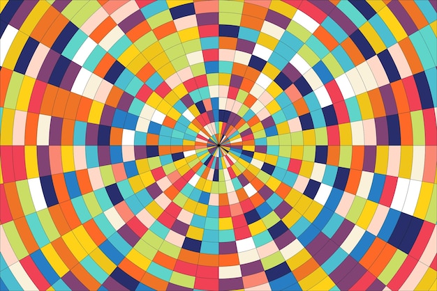 Abstract colorful background with geometric elements