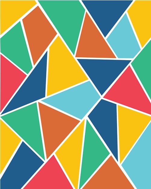 Abstract colorful background with geometric shapes vector