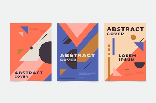 Abstract colorful covers