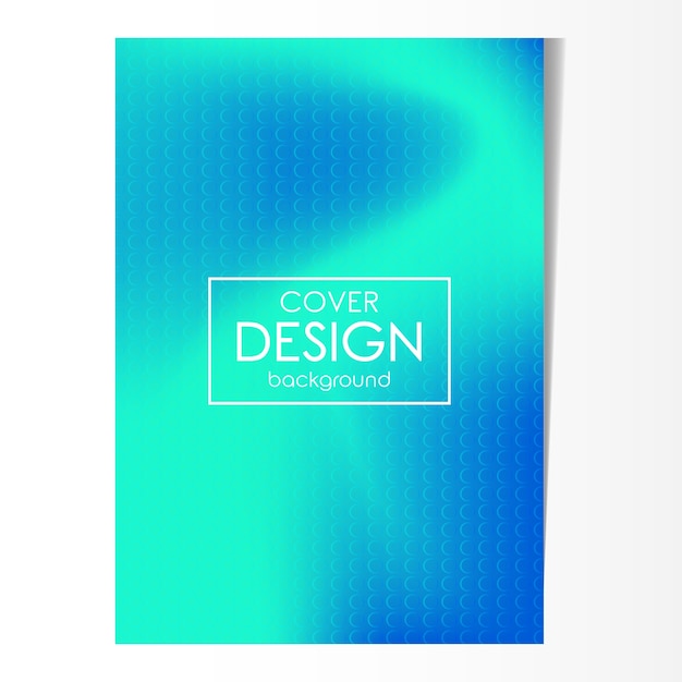 Abstract colorful design cover background