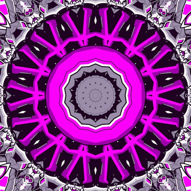 Abstract colorful fantasy kaleidoscope pattern background