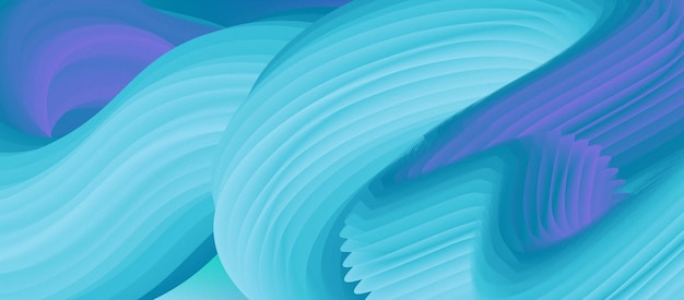 Abstract colorful flowing wave background templateVector2