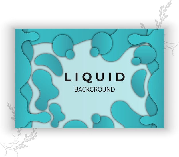 Abstract colorful fluid background