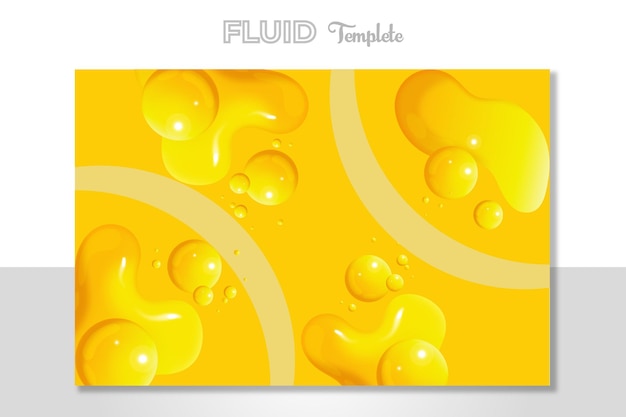 Abstract colorful fluid background