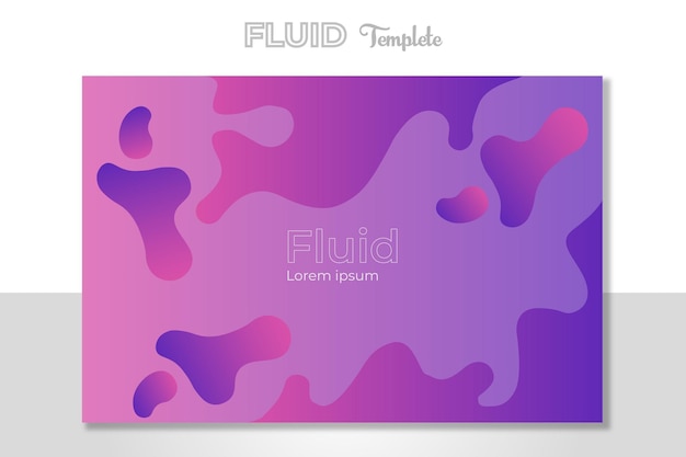 Abstract colorful fluid background