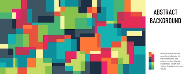 Abstract colorful geometric background