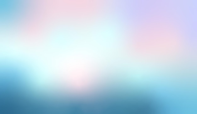 Vector abstract colorful gradient background pastel blur rainbow