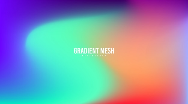 Abstract colorful gradient background template illustration