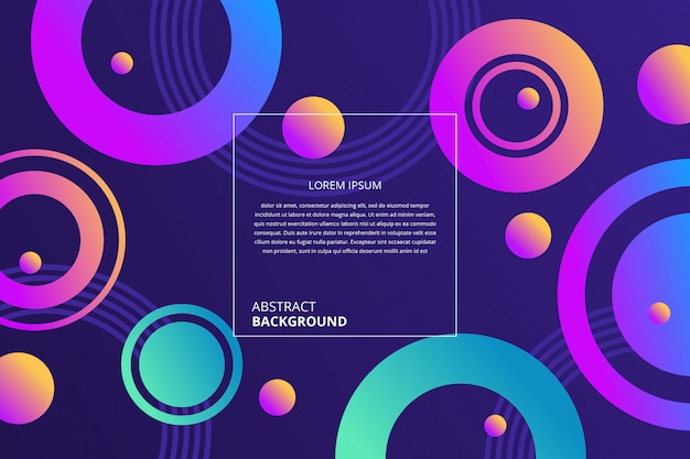 Vector abstract colorful gradient background