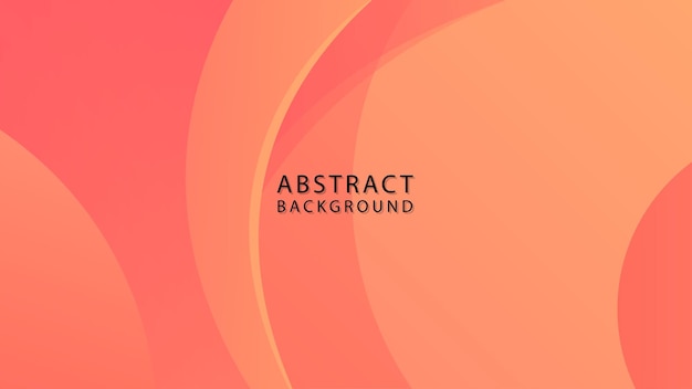 Abstract Colorful Gradient Orange Background