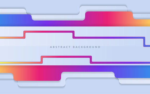 Abstract colorful layer background