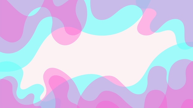 Abstract Colorful Liquid Shape Background