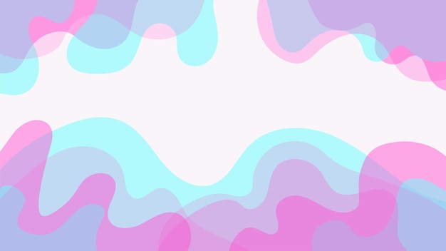 Abstract Colorful Liquid Shape Background