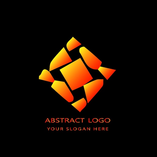 Abstract Colorful Logo Design Element