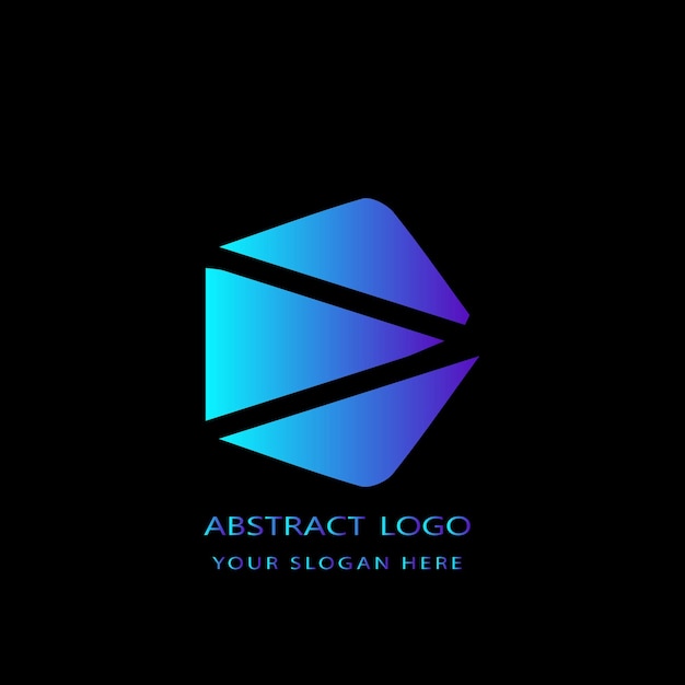 Vector abstract colorful logo design element