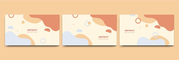 Abstract colorful Memphis flat geometric shapes background Abstract composition with lines square dot triangle circle and wavy flat style Design for poster presentation card cover banner