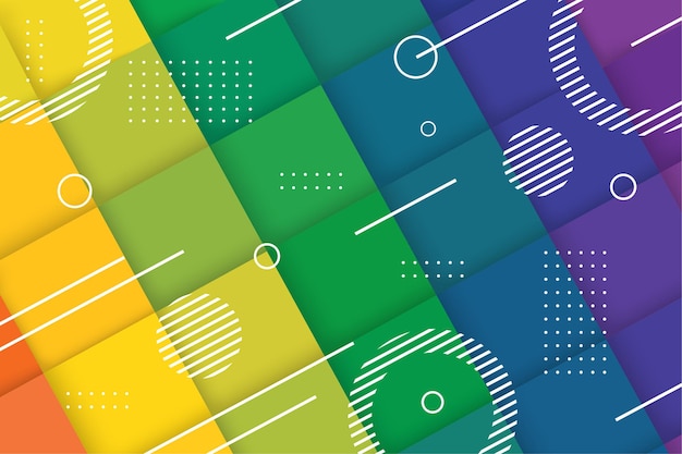 Abstract colorful mosaic squares background. Illustration Template for Flat Design Interface