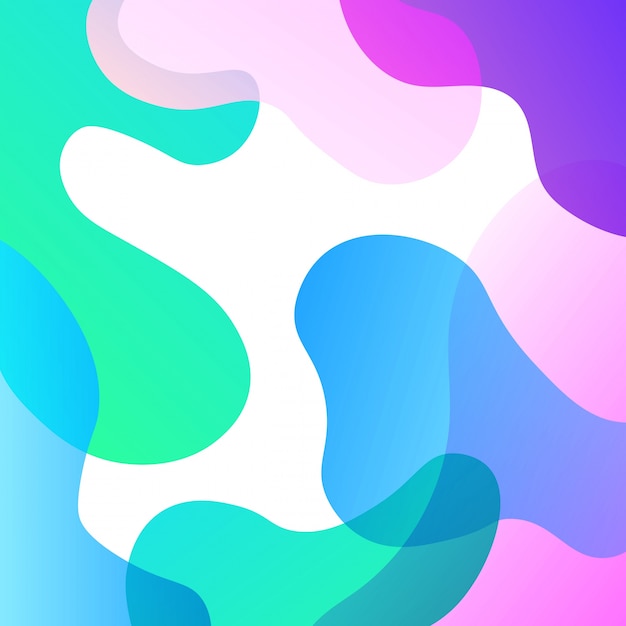 Abstract colorful overlay gradient background