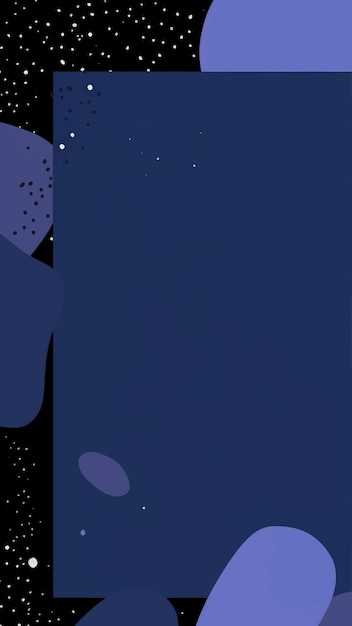 Vector abstract cosmic dark blue background