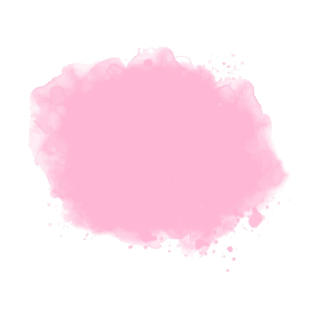 Abstract cotton candy pink watercolor stain texture background