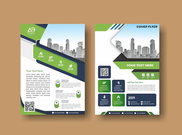 abstract cover and layout for presentation and marketing