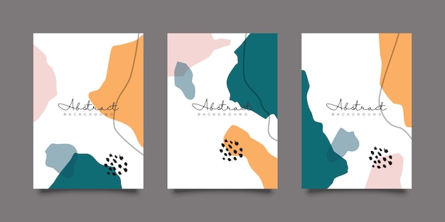 Abstract cover with pastel color