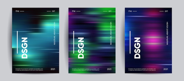 Abstract covers with Motion gradient Blurred colors  