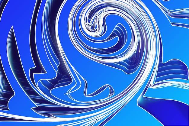 Abstract creative overly 3d cool gradient blue color background design vector template