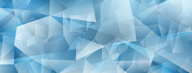 Abstract crystal background with highlights and refracting of light in light blue colors