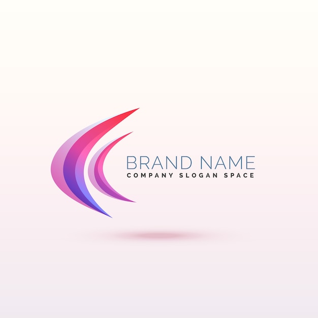 Abstract curve logo concept