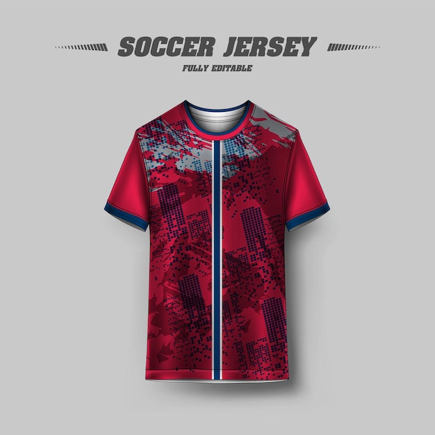 Vector abstract customized jersey design with a background