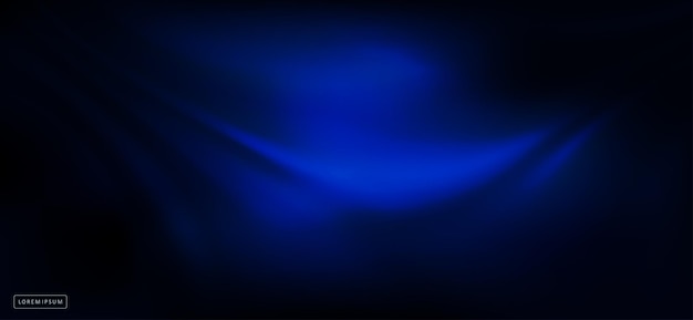 Abstract dark blue design as folds from matter