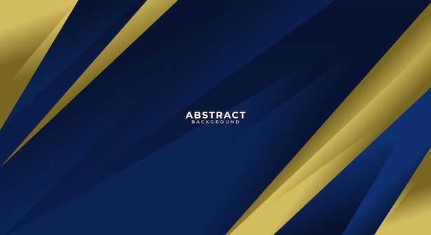 Abstract dark blue with golden background