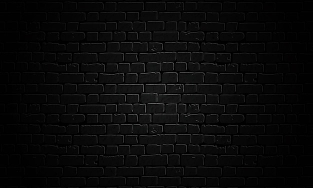 Abstract dark brick wall background. Creative design for your web site.