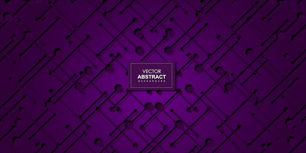 Abstract Dark Purple Colour 3D Simple Pattern Multipurpose Background Banner