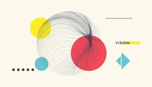 Abstract data technology background connected with lines and dots