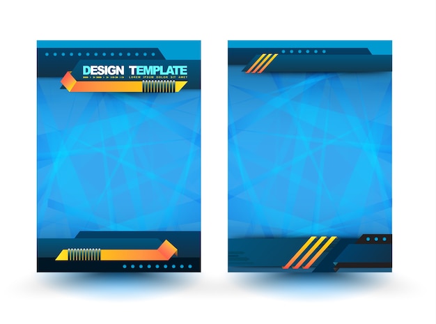 Abstract design vector template