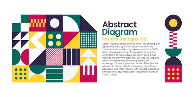 Abstract Diagram Pattrent backgrounds of geometric scale