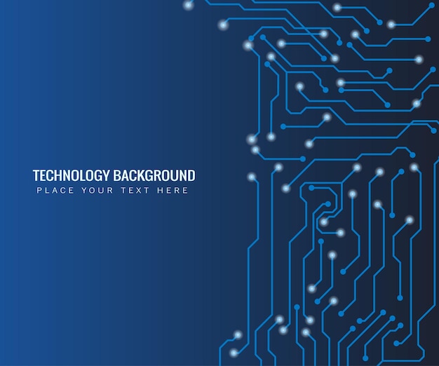 Abstract digital background template A circuit board blockchain technology