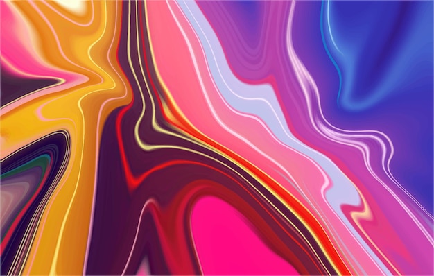 Abstract digital liquid background with smooth gradients colors