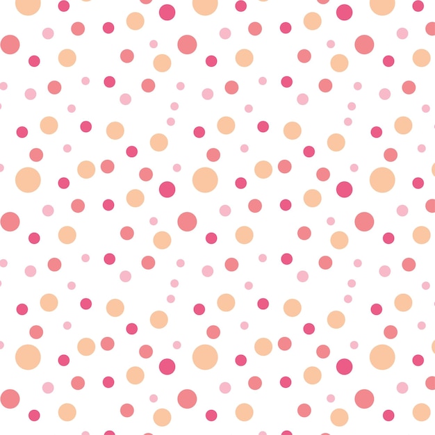 Abstract dot shape pattern design for bed sheets and book covers Endless pattern texture decoration with colorful dots for wallpaper Cute love pattern texture for background