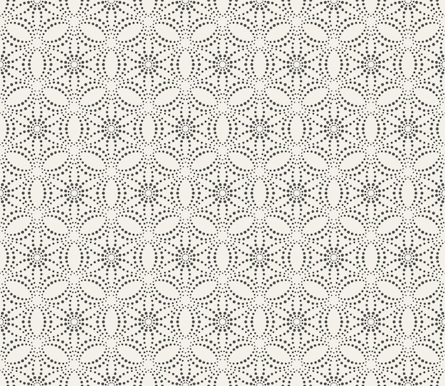 Abstract dotted pattern geometric seamless texture vector