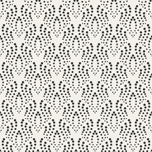 Abstract dotted pattern seamless vector background