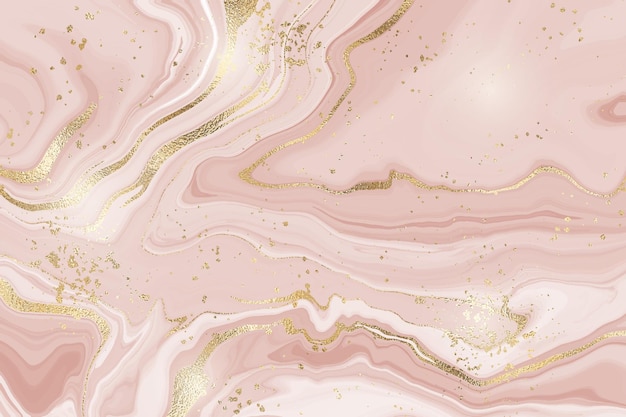 Abstract dusty rose liquid marble or watercolor background