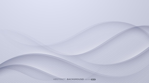 Abstract dynamic wavy light with shadow and dot pattern on gray gradient background